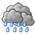 晴午後短暫雷陣雨